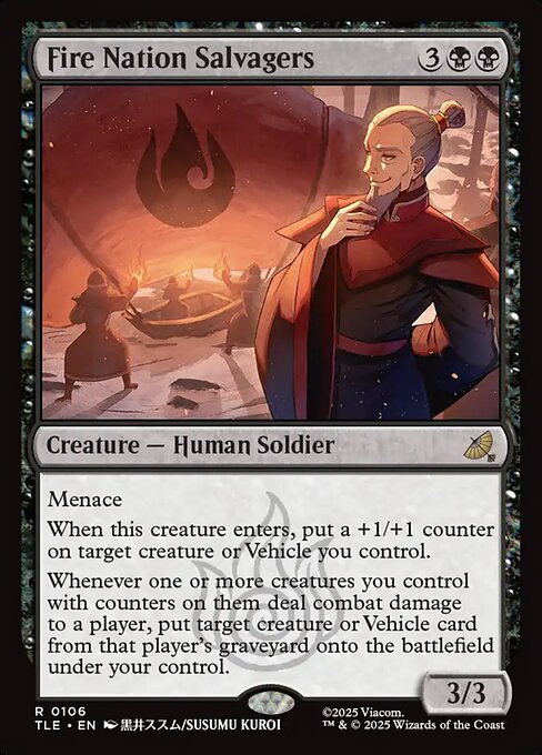 Fire Nation Salvagers – Avatar: The Last Airbender Eternal (TLE-106) Magic: The Gathering card | LC-REM-20260804-15562144809292-fea1319c-7589-480d-a204-65ec68837e59