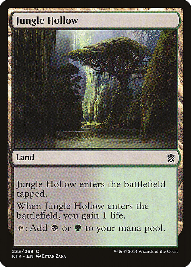 Jungle Hollow - Khans of Tarkir (Common) [KTK-235] Hauptbild