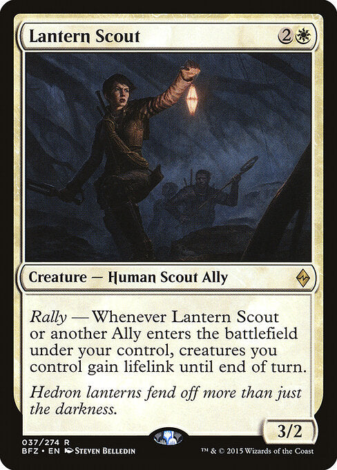Lantern Scout – Battle for Zendikar (BFZ-37) Magic: The Gathering card