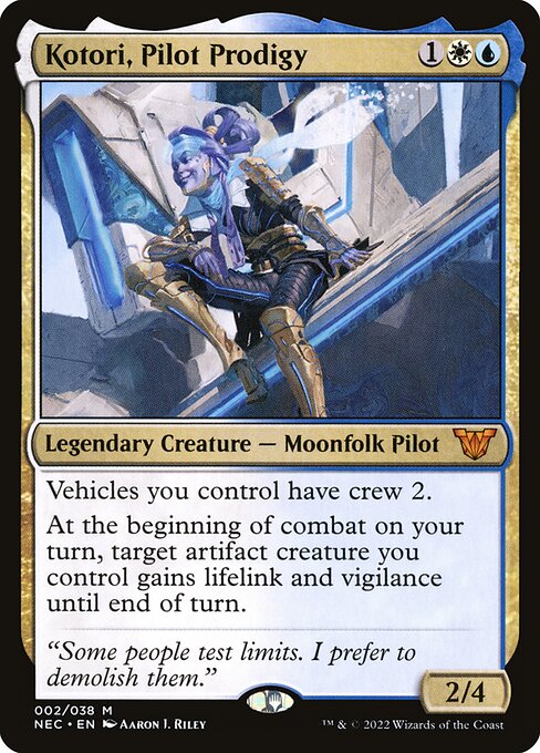 Kotori, Pilot Prodigy – Neon Dynasty Commander (NEC-2) Magic: The Gathering card | LC-REM-20260804-15380329922892-fea6c1c8-eff9-4b66-b96d-e23016f0bb62