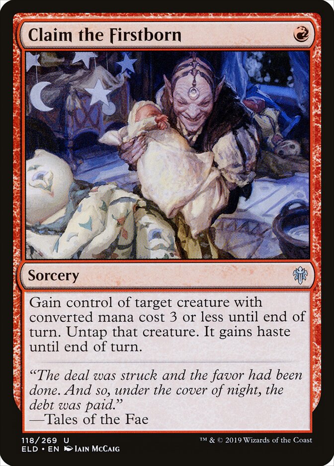 Claim the Firstborn - Throne of Eldraine (Uncommon) [ELD-118] Main image