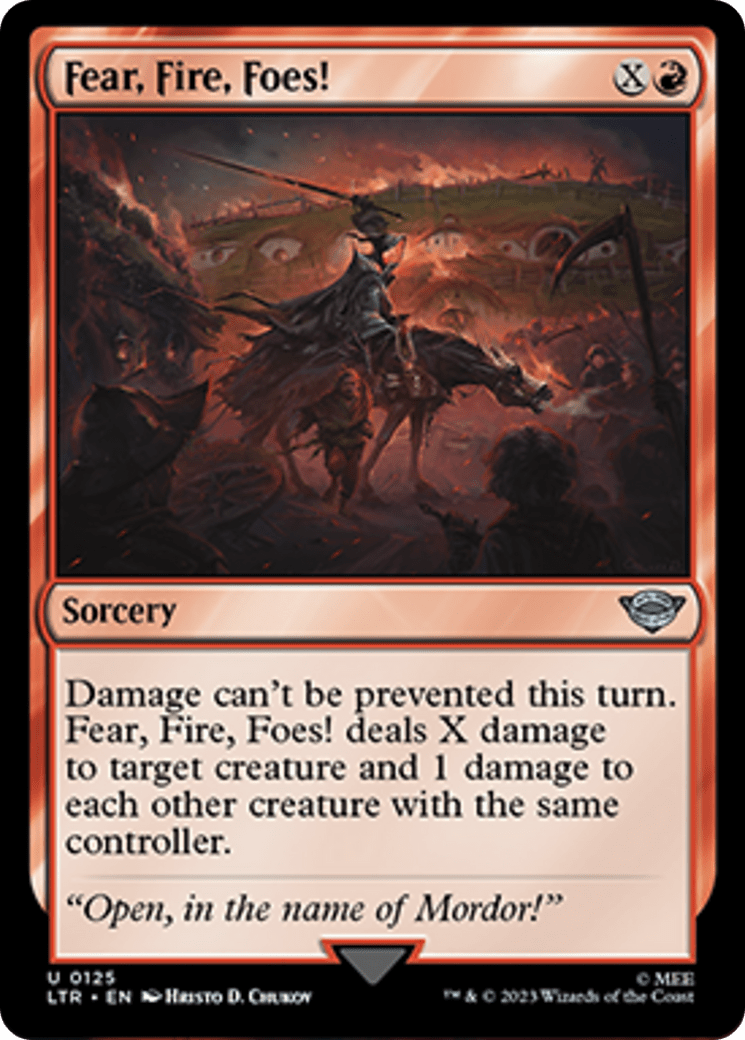 Fear, Fire, Foes! (LTR)