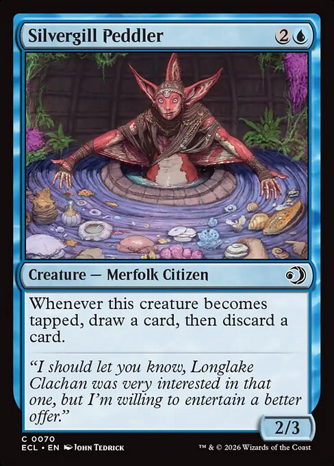 Silvergill Peddler – Lorwyn Eclipsed (ECL-70) Magic: The Gathering card
