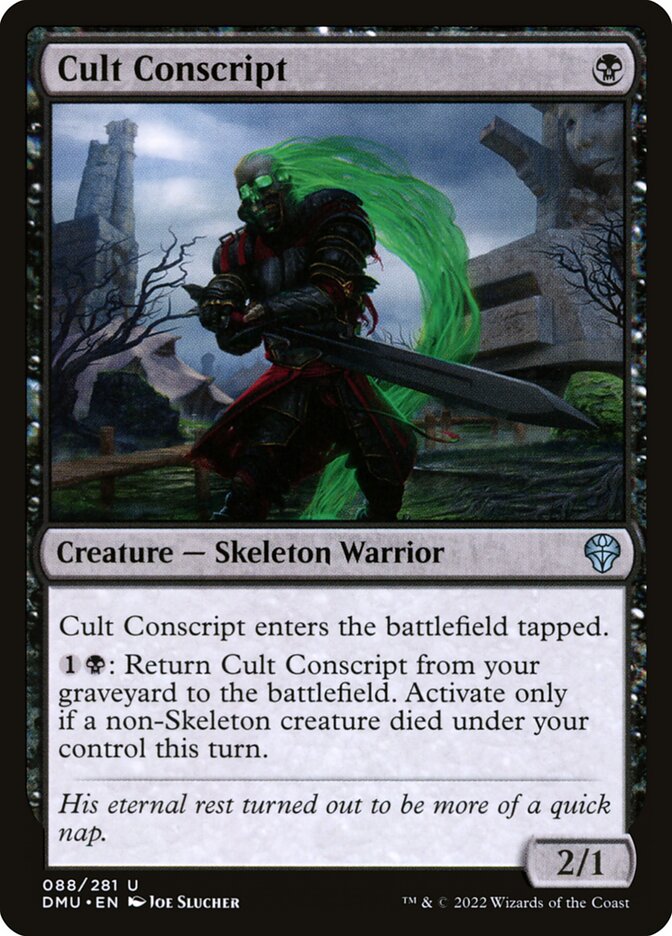 Cult Conscript - Dominaria United (Uncommon) [DMU-88]