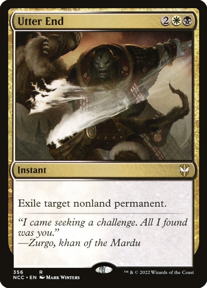 Utter End - Commander: Streets of New Capenna (Rare) [NCC-356] Hoofdafbeelding