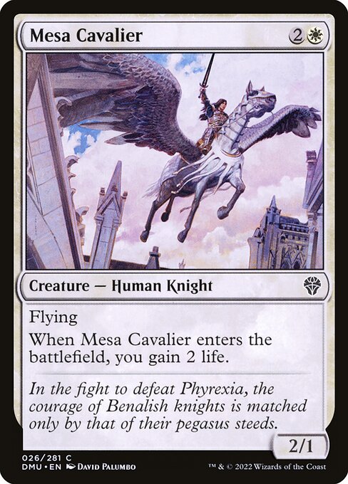 Mesa Cavalier – Dominaria United (DMU-26) Magic: The Gathering card