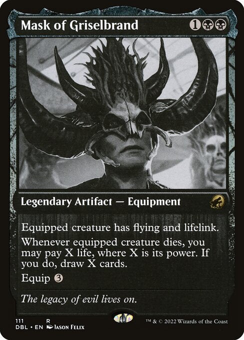 Mask of Griselbrand – Innistrad: Double Feature (DBL-111) Magic: The Gathering card