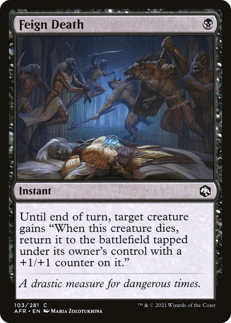 Feign Death – Adventures in the Forgotten Realms 103 – Magic: The Gathering single card | Lichcards Hauptbild