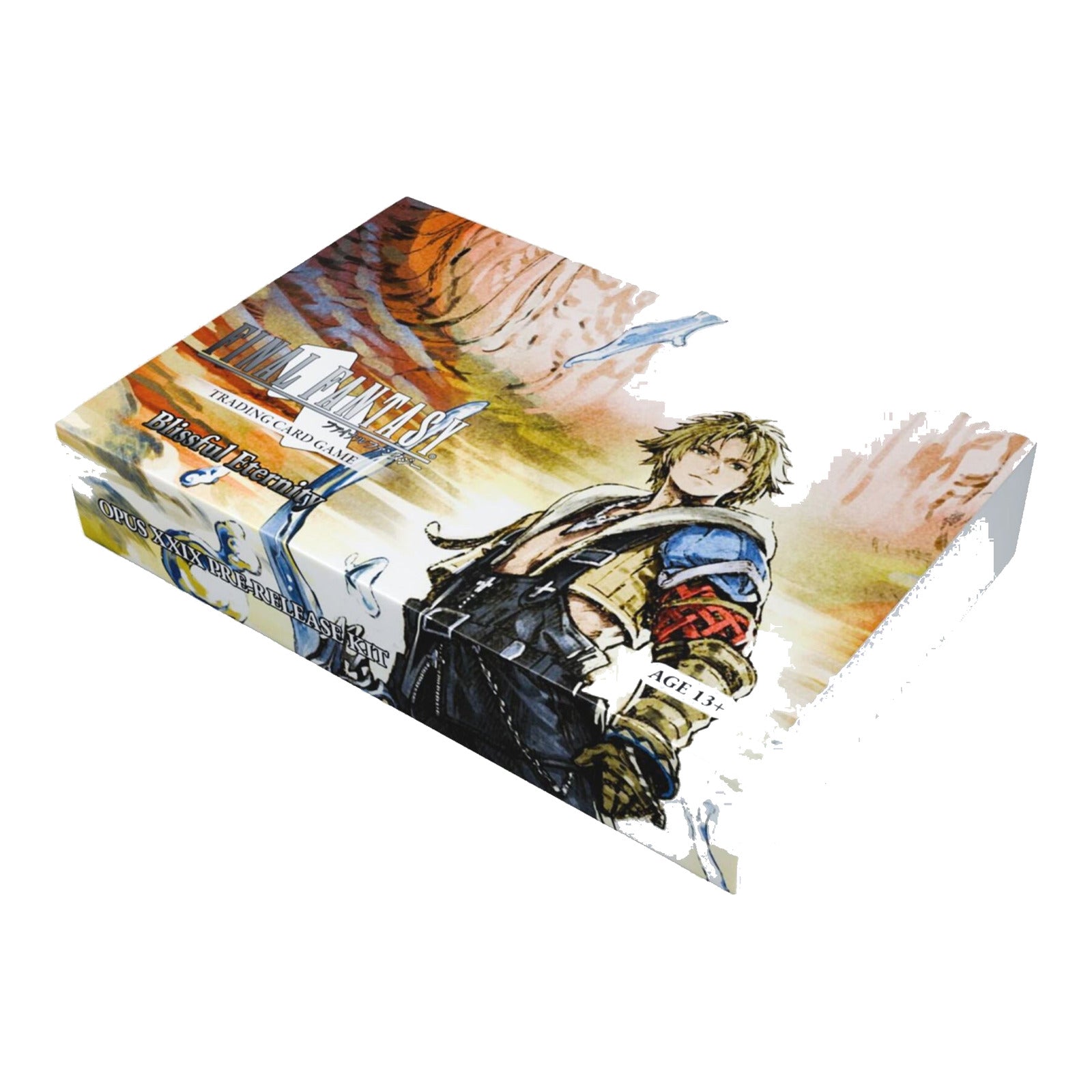 Final Fantasy TCG Opus XXIX Blissful Eternity Pre-Release Kit doos met Tidus