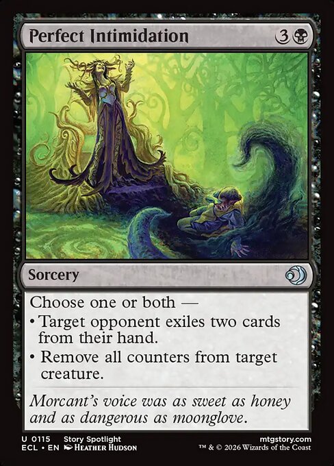 Perfect Intimidation – Lorwyn Eclipsed (ECL-115) Magic: The Gathering card