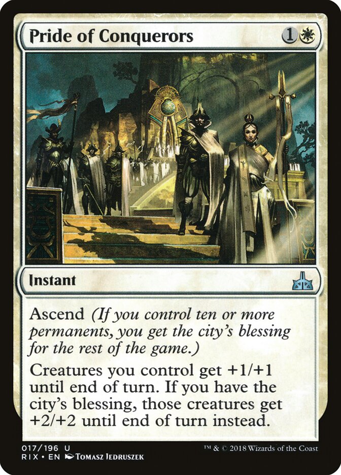 Pride of Conquerors - Rivals of Ixalan (Uncommon) [RIX-17]