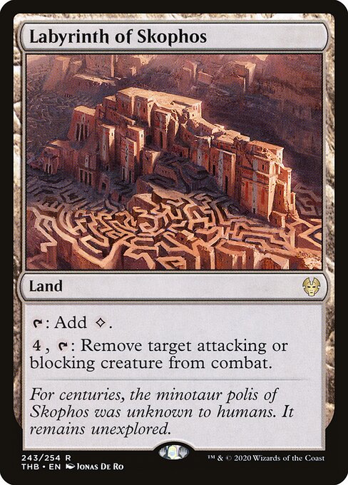 Labyrinth of Skophos – Theros Beyond Death (THB-243) Magic: The Gathering card
