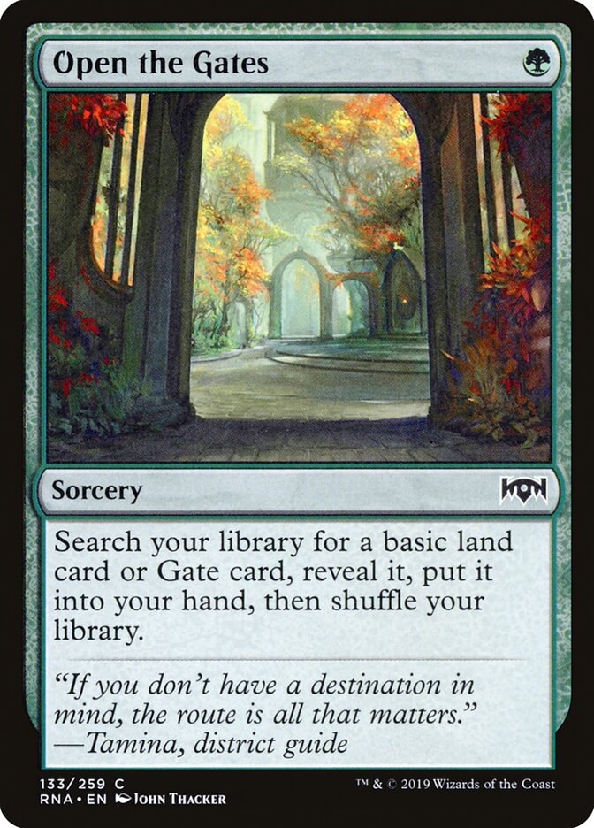 Open the Gates - Ravnica Allegiance (Common) [RNA-133] Image principale du produit