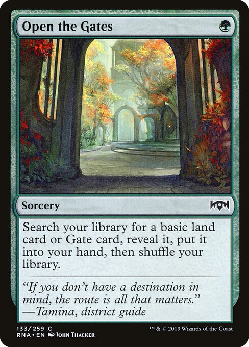 Open the Gates – Ravnica Allegiance (RNA-133) Magic: The Gathering card