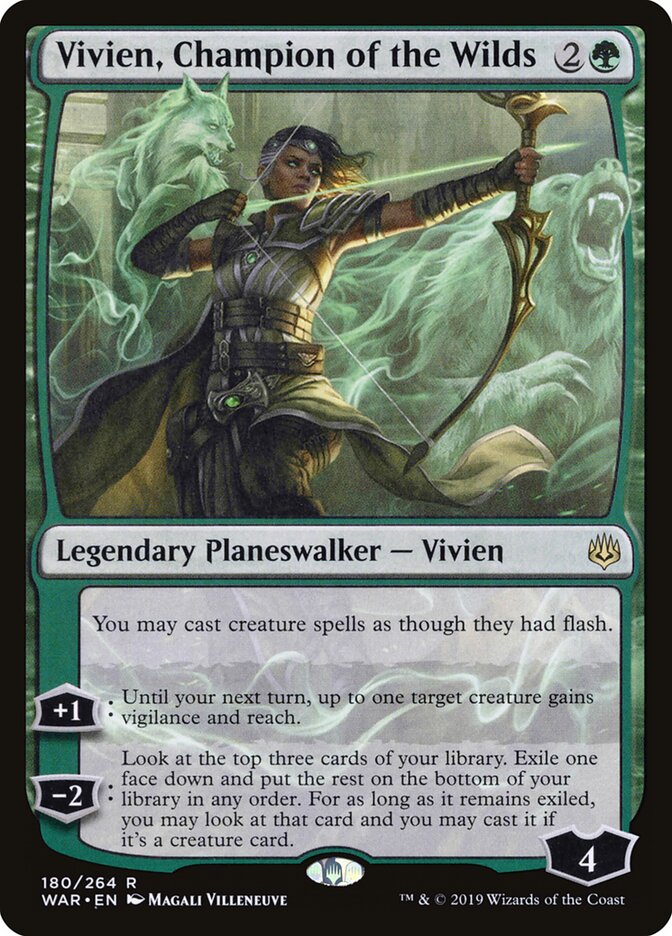 Vivien, Champion of the Wilds - War of the Spark (Rare) [WAR-180]