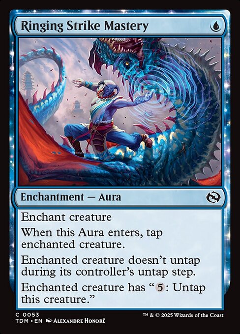 Ringing Strike Mastery – Tarkir: Dragonstorm (TDM-53) Magic: The Gathering card Hoofdafbeelding