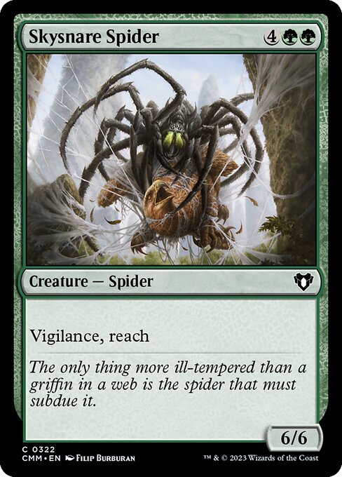 Skysnare Spider – Commander Masters (CMM-322) Magic: The Gathering card Immagine principale del prodotto