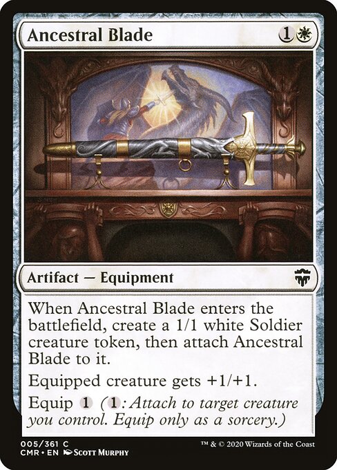 Ancestral Blade – Commander Legends (CMR-5) Magic: The Gathering card Image principale du produit