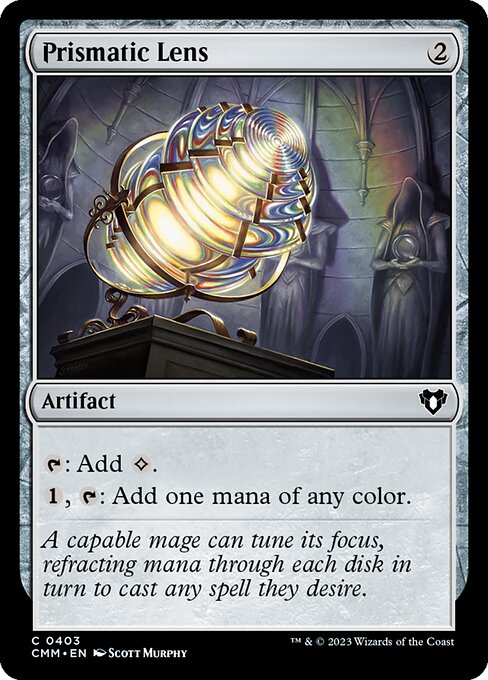 Prismatic Lens – Commander Masters (CMM-403) Magic: The Gathering card