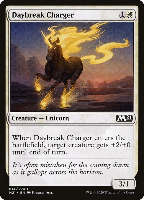 Daybreak Charger – Core Set 2021 (M21-14) Magic: The Gathering card | LC-REM-20260804-15909430493516-ff87a671-054f-4357-8a62-450d36559a1b