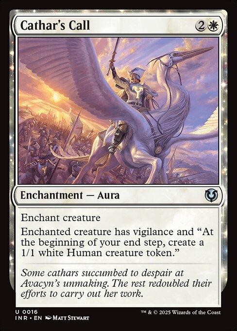 Cathar's Call – Innistrad Remastered (INR-16) Magic: The Gathering card