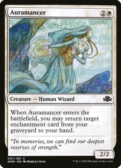 Auramancer – Dominaria Remastered (DMR-1) Magic: The Gathering card Main image