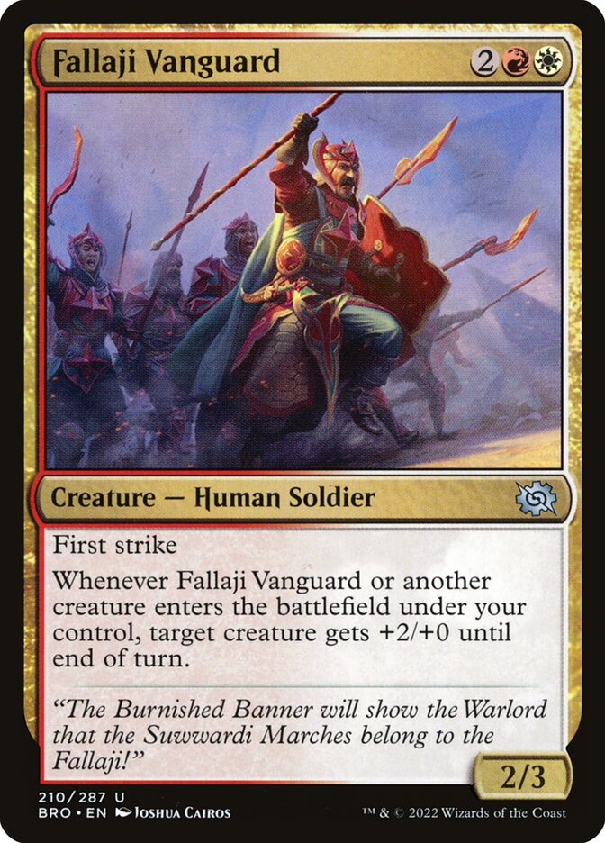 Fallaji Vanguard - The Brothers' War (Uncommon) [BRO-210]
