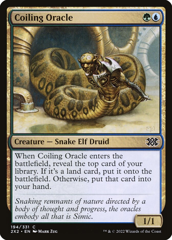 Coiling Oracle - Double Masters 2022 (Common) [2X2-194]