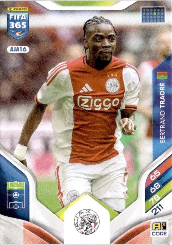 Bertrand Traoré Base AJA16 - Panini FIFA 365 2026 Adrenalyn XL kaart