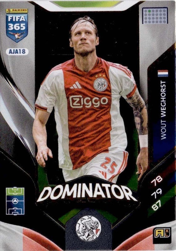 Wout Weghorst Dominator AJA18 - Panini FIFA 365 2026 Adrenalyn XL kaart