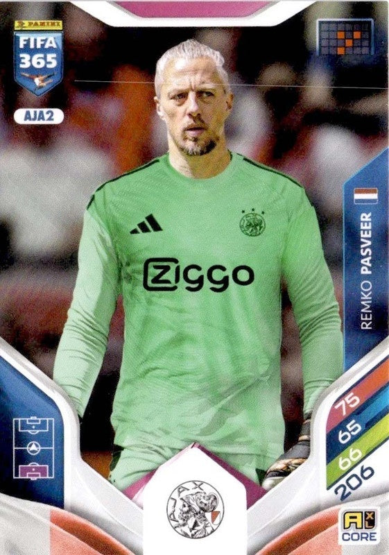 Remko Pasveer Base AJA2 - Panini FIFA 365 2026 Adrenalyn XL kaart
