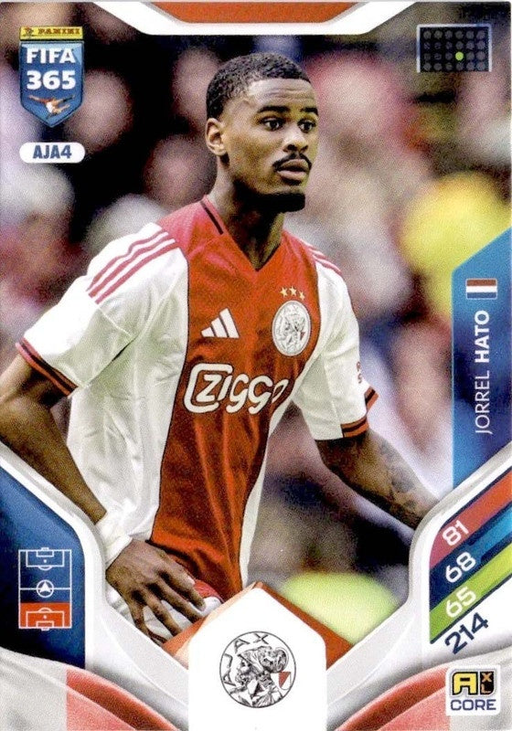 Jorrel Hato Base AJA4 - Panini FIFA 365 2026 Adrenalyn XL kaart Hoofdafbeelding