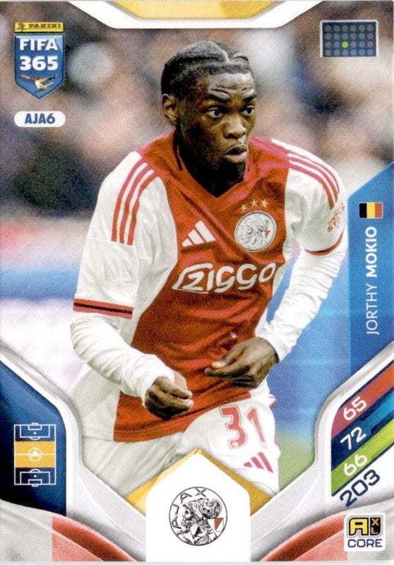 Jorthy Mokio Base AJA6 - Panini FIFA 365 2026 Adrenalyn XL kaart