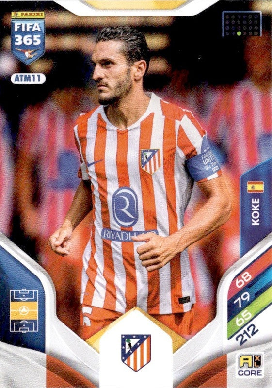 Koke Base ATM11 - Panini FIFA 365 2026 Adrenalyn XL kaart