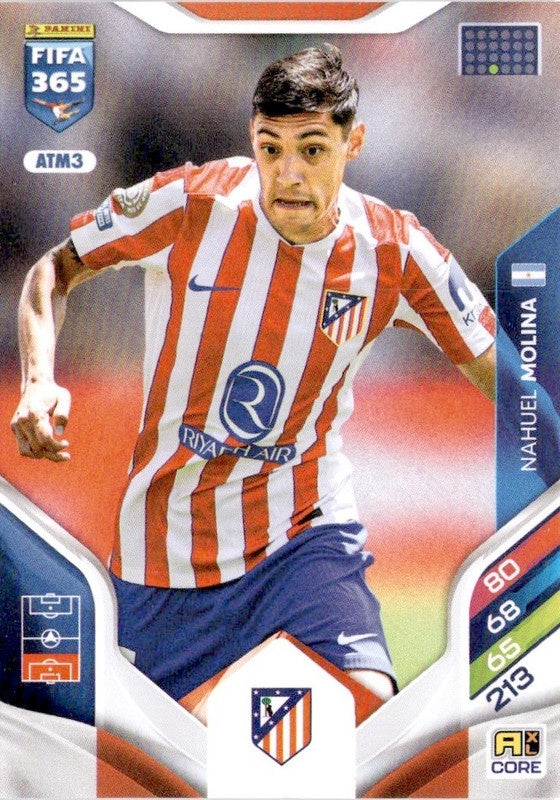Nahuel Molina Base ATM3 - Panini FIFA 365 2026 Adrenalyn XL kaart Hauptbild
