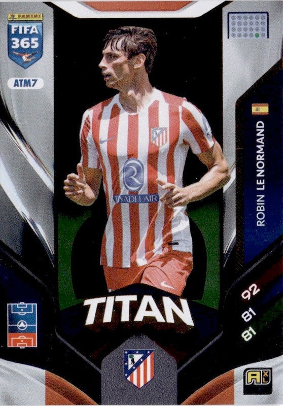 Robin Le Normand Titan ATM7 - Panini FIFA 365 2026 Adrenalyn XL kaart
