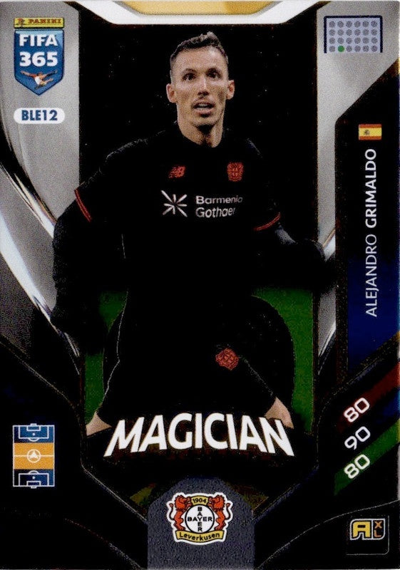 Alejandro Grimaldo Magician BLE12 - Panini FIFA 365 2026 Adrenalyn XL kaart