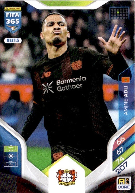 Amine Adli Base BLE15 - Panini FIFA 365 2026 Adrenalyn XL kaart