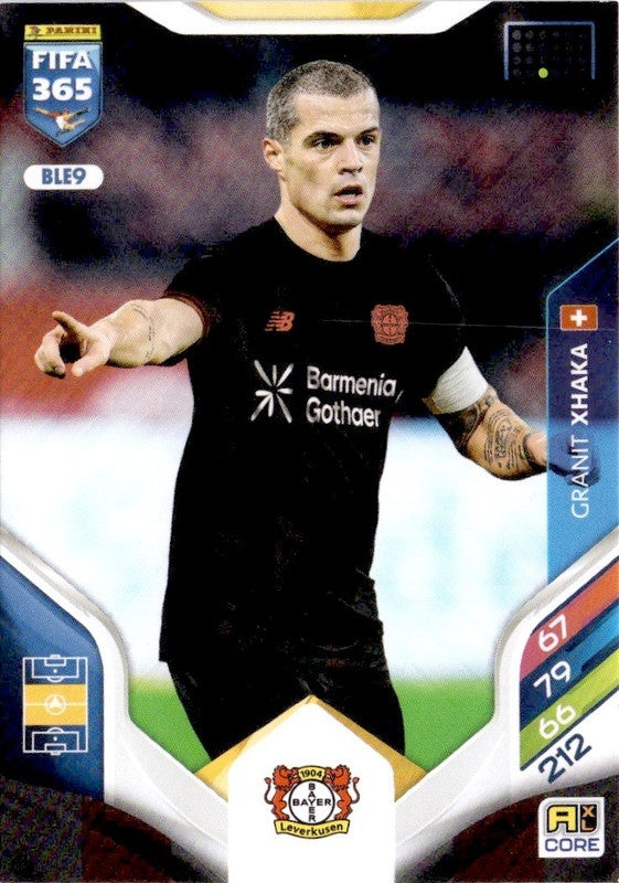Granit Xhaka Base BLE9 - Panini FIFA 365 2026 Adrenalyn XL kaart