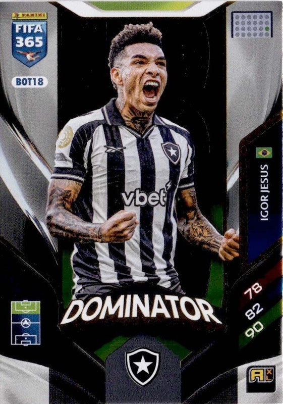 Igor Jesus Dominator BOT18 - Panini FIFA 365 2026 Adrenalyn XL kaart