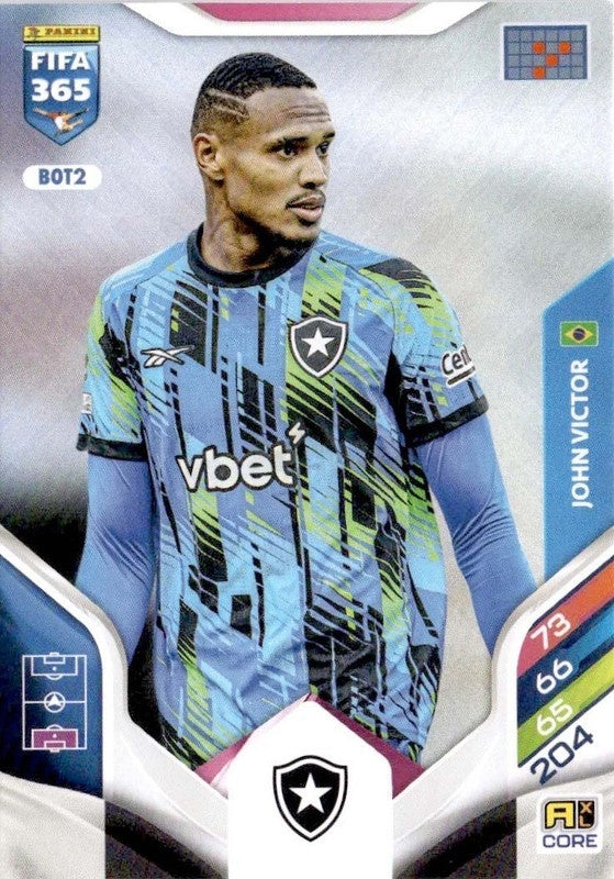 John Victor Base BOT2 - Panini FIFA 365 2026 Adrenalyn XL kaart