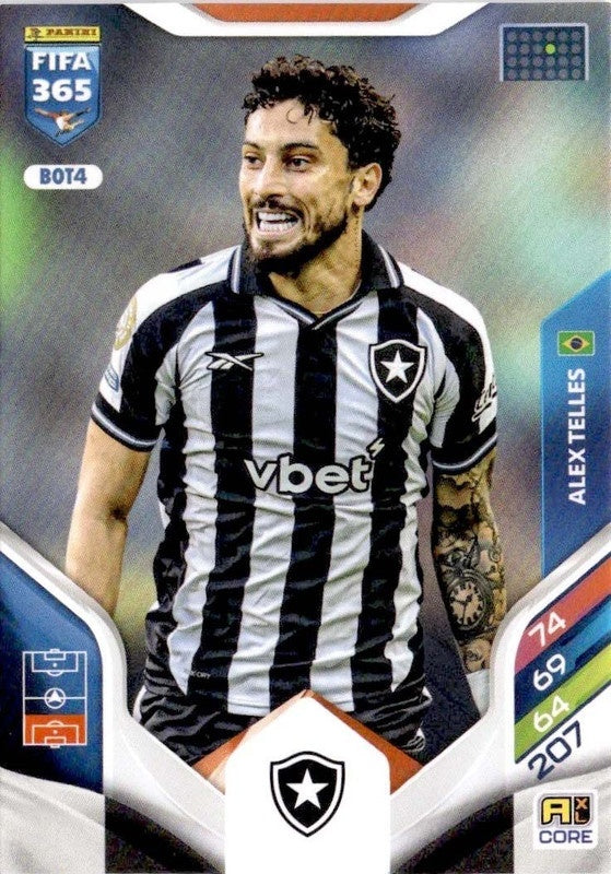 Alex Telles Base BOT4 - Panini FIFA 365 2026 Adrenalyn XL kaart