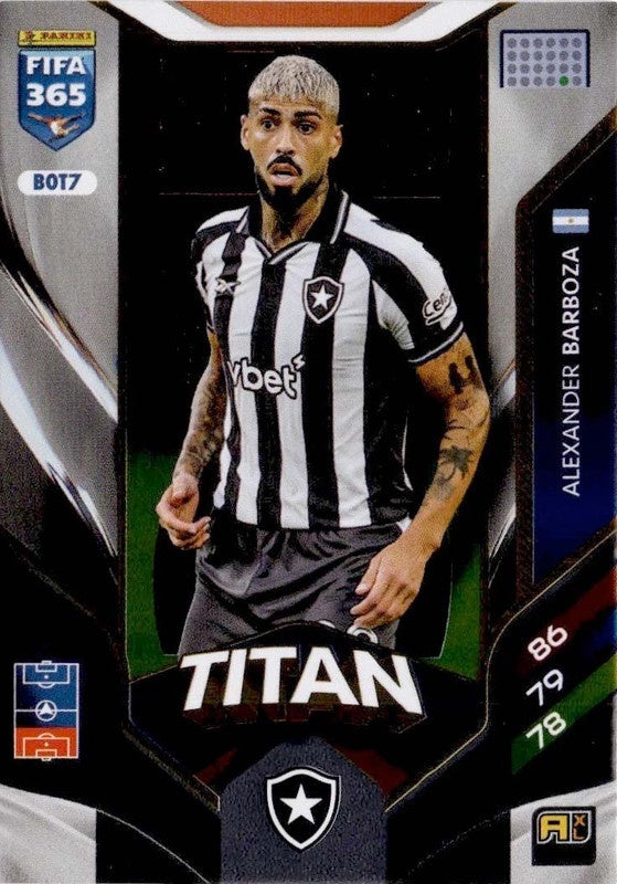 Alexander Barboza Base BOT7 - Panini FIFA 365 2026 Adrenalyn XL kaart