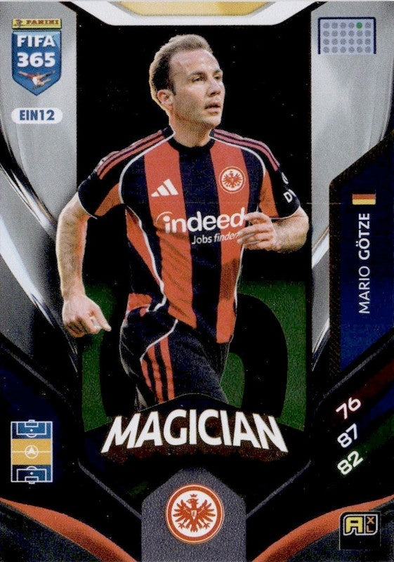 Mario Götze Base EIN12 - Panini FIFA 365 2026 Adrenalyn XL kaart