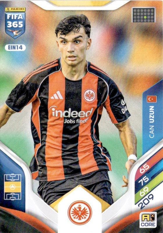 Can Uzun Base EIN14 - Panini FIFA 365 2026 Adrenalyn XL kaart