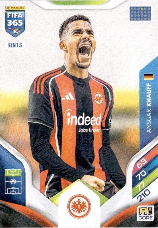Ansgar Knauff Base EIN15 - Panini FIFA 365 2026 Adrenalyn XL kaart