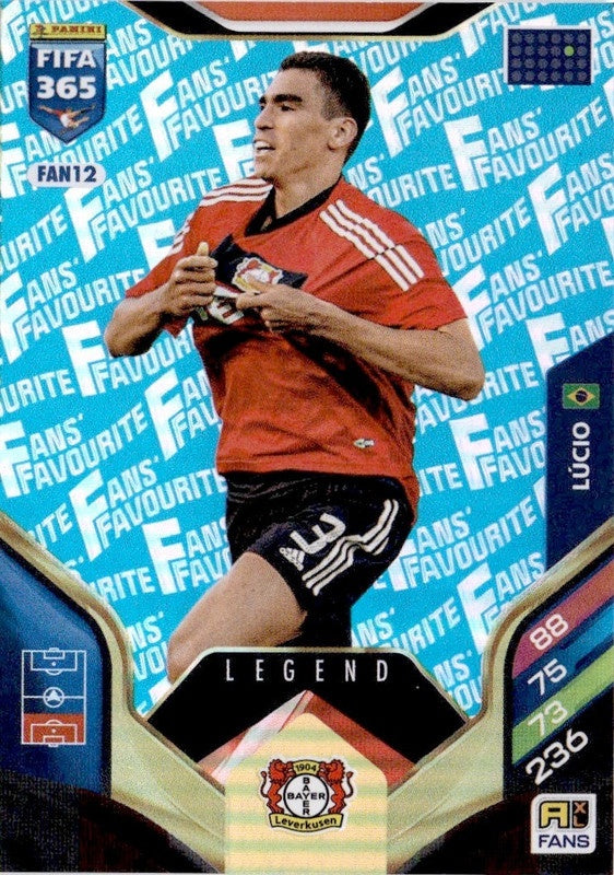 Lucio Fan Favourite - Blue Parallel FAN12 - Panini FIFA 365 2026 Adrenalyn XL kaart Hauptbild