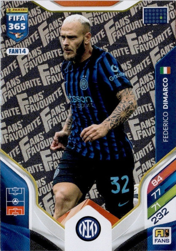 Federico Dimarco Fan Favourite FAN14 - Panini FIFA 365 2026 Adrenalyn XL kaart