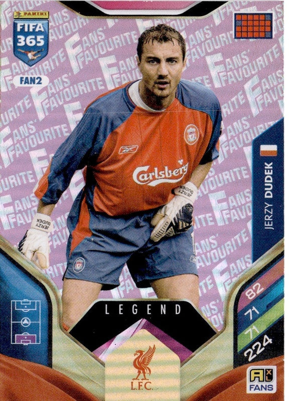 Jerzy Dudek Fan Favourite - Pink Parallel FAN2 - Panini FIFA 365 2026 Adrenalyn XL kaart Hoofdafbeelding