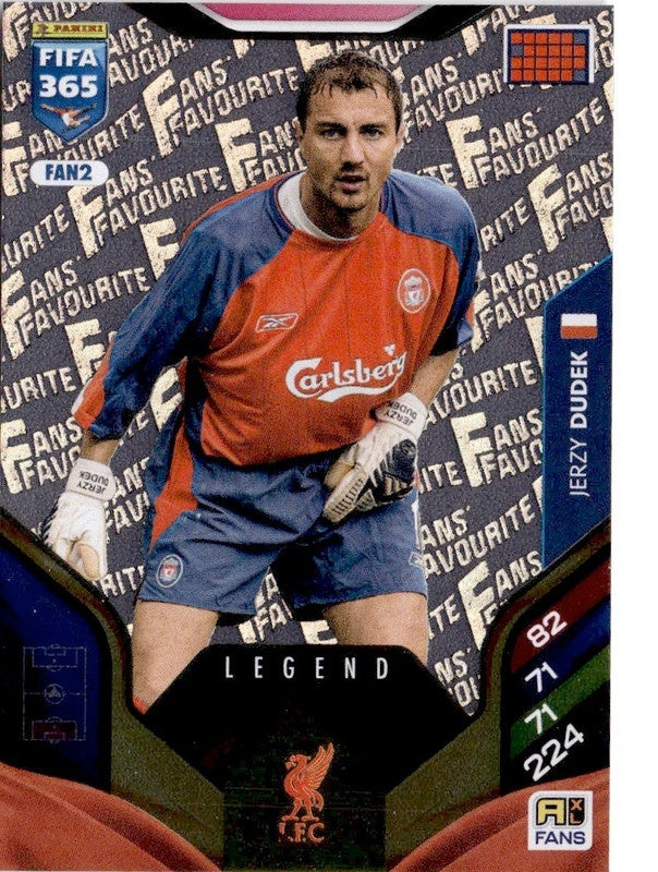 Jerzy Dudek Fan Favourite FAN2 - Panini FIFA 365 2026 Adrenalyn XL kaart Hauptbild